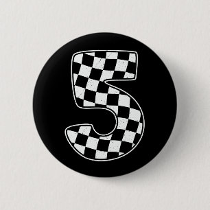 5. Geburtstag Schecknummer 5 Button