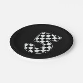 5. Geburtstag Schecknummer 5 Pappteller (Schrägansicht)