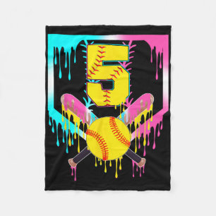 5. Geburtstag Softll Home Plate Tropf Eiscreme 5 J Fleecedecke