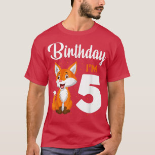 5. Geburtstag von über 5 Jahren Jungen und Mädchen T-Shirt