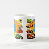 5. Geburtstags-Bau-LKW Kaffeetasse (Mittel)