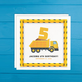 5. Geburtstagsbau Party Napkins Serviette