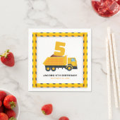 5. Geburtstagsbau Party Napkins Serviette (Beispiel)