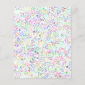 5. Geburtstagsfeier Einladung - Musikthema Flyer (Hinten)