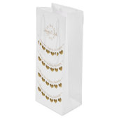 5. Geburtstagsgeschenk Geschenktüte Für Weinflaschen (Vorderseite Schrägansicht)