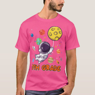 5. Geburtstagsjunge T-Shirts Astronaut Fünfte Klas