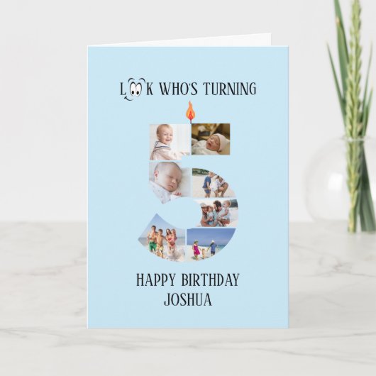 5. Geburtstagskarte Karte (Vorderseite)