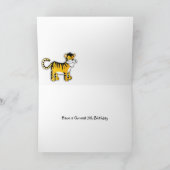 5. Geburtstagskarte - Tiger Karte (Innenseite)