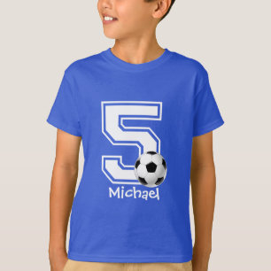 5. Geburtstagskind-Fußball personalisiert-2 T-Shirt