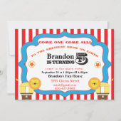 5. Geburtstagskreis Einladung (Vorderseite)