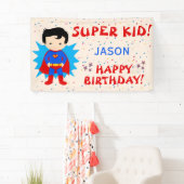 5. Geburtstagsparty Banner - Super Kid! (Insitu)