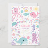 5. Geburtstagsparty Einladung (Vorderseite)