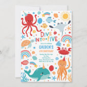 5. Geburtstagsparty Einladung (Vorderseite)