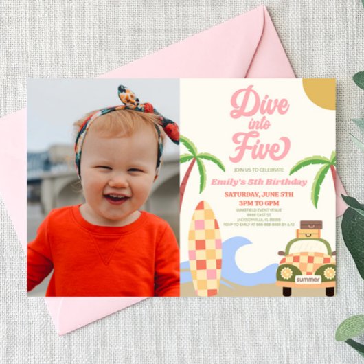 5. Geburtstagsparty Einladung