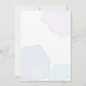 5. Geburtstagsparty mit 5 Meerjungfrau Einladung (Rückseite)