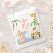 5. Geburtstagsparty mit 5 Surfpink Geschenktütchen (Ausgeschnitten)