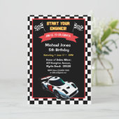 5. Geburtstagsrennen Einladung (Stehend Vorderseite)