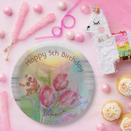 5. Geburtstagstulip Party Teller (Party)