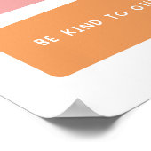 5 Gesunde Lebensgewohnheiten Bright Klassenzimmer  Poster (Ecke)