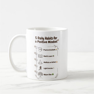 5 Gewohnheiten für eine positivere Einstellung Kaffeetasse