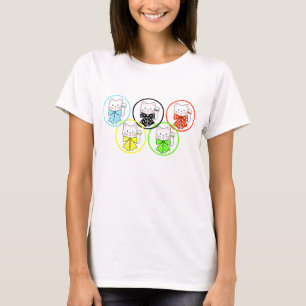 5 Glückkatzen T-Shirt