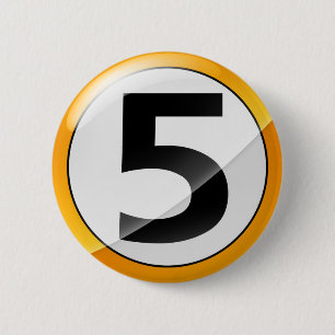 5 Gold Button