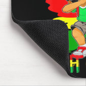 5. Grade Dabbing Black African Boys Back to Schoo Mousepad (Ecke)
