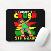 5. Grade Dabbing Black African Boys Back to Schoo Mousepad (Mit Mouse)