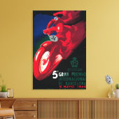 5 Gran Premio Internat'l Motorrad-Poster Leinwanddruck (Insitu (Wohnzimmer))