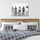 5 Grass Dance Indian Warriors Fotografie Leinwanddruck (Insitu (Schlafzimmer))