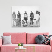 5 Grass Dance Indian Warriors Fotografie Leinwanddruck (Insitu (Wohnzimmer))