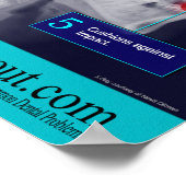 5 Gründe für das Tragen eines Mundschutzes Poster (Ecke)