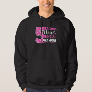 5 Gründe für die Liebe, Oma zu sein Hoodie