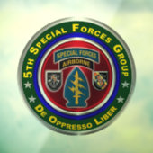 5. Gruppe der Spezialeinheiten  Fensteraufkleber (Blatt 3)