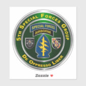 5. Gruppe der Spezialeinheiten Im Flugzeug Aufkleber (Blatt)