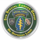 5. Gruppe der Spezialeinheiten Im Flugzeug Aufkleber (Vorderseite)