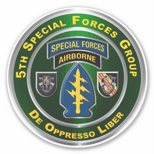 5. Gruppe der Spezialeinheiten Im Flugzeug Aufkleber (Vorderseite)