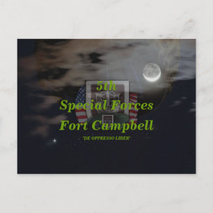 5. Gruppe der Spezialkräfte für grüne Berets Postk Postkarte
