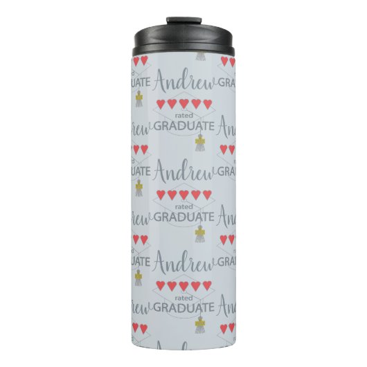 5 Herz-Kreislauf-Abitur Thermosbecher (Vorderseite)