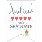 5 Herz-Kreislauf-Abitur Wimpelkette (Zweite Fahne)