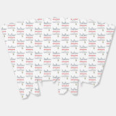 5 herzensierte Graduate Popcorn Geschenkschachtel (Ungeklappt)