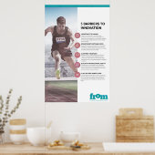 5 Hindernisse für Innovation Infographie Poster (Küche)