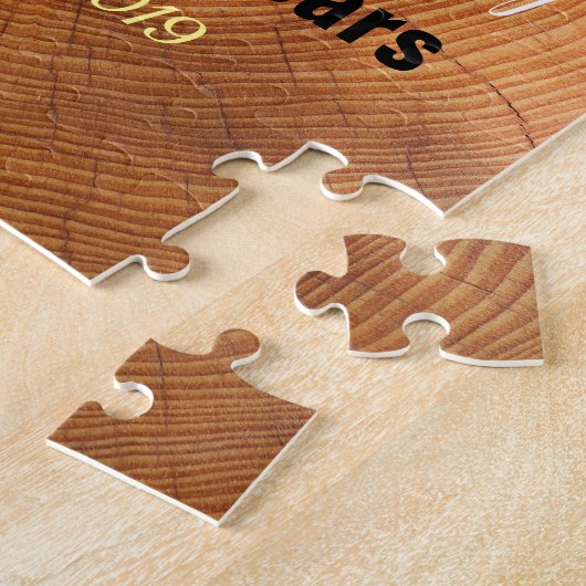 5. Hochzeit-Holz-Jubiläum-Geschenk-Idee Puzzle (Seite)