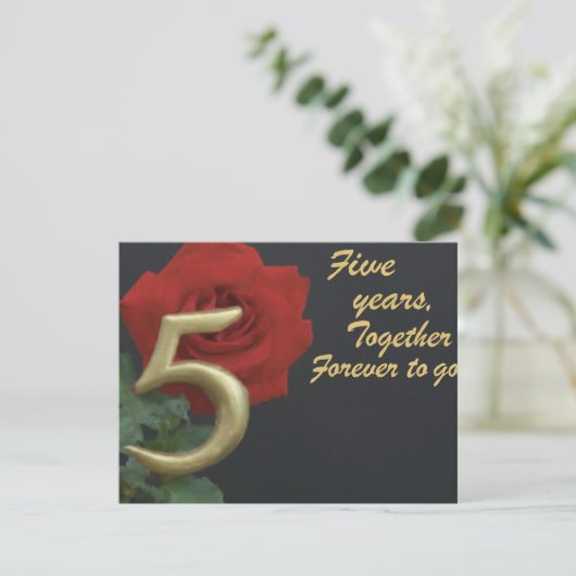 5. Hochzeit Karte (Stehend Vorderseite)