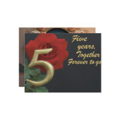 5. Hochzeit Karte (Vorderseite/Rückseite Beispiel)