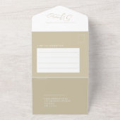 5. Hochzeitliches UAWG zum Jubiläum All In One Einladung (Außenbereich)