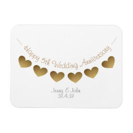 5. Hochzeitsgeschenk aus Holz Magnet