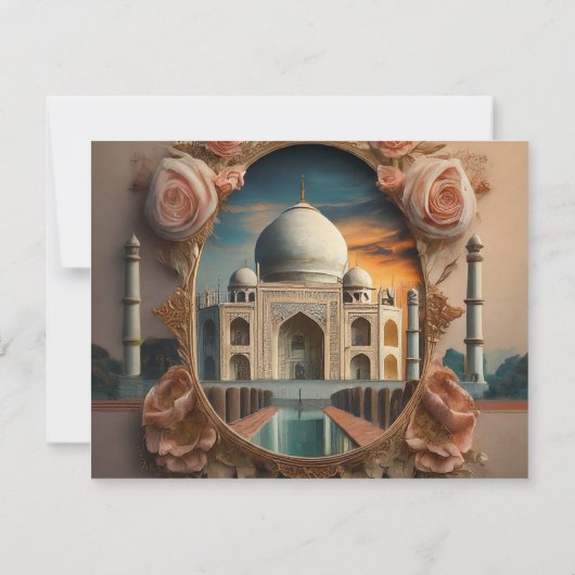 5. Hochzeitskarte Karte (Rückseite)