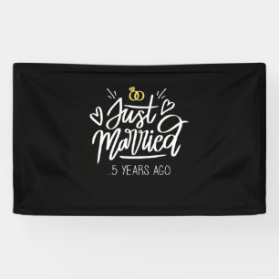   5. Hochzeitstag Banner