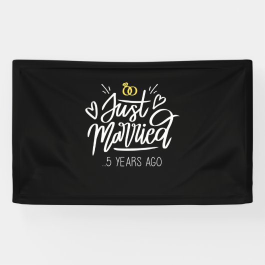  | 5. Hochzeitstag Banner (Horizontal)